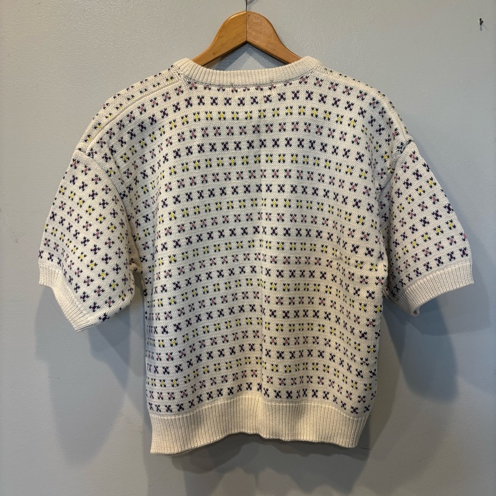 Vintage Eddie Bauer Geometric Knitted Sweater Top Women’s Size Large - Picture 7 of 11
